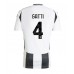 Juventus Federico Gatti #4 Hjemmedrakt 2024-25 Korte ermer